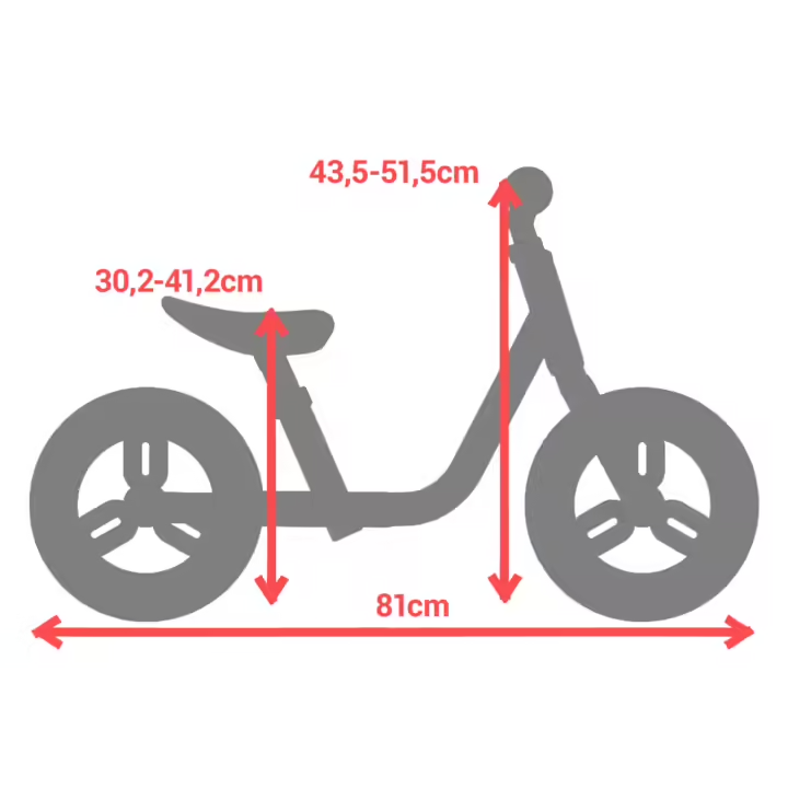 Fotografía de la bici sin pedales Bicicleta Sin Pedales para Niños de 2 a 5 años - 10 pulgadas - Modelo Runride 500 Rosa